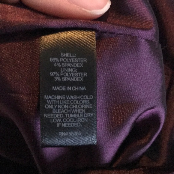 Express Plum Ruched Sheath Dress size 8 - Picture 7 of 7